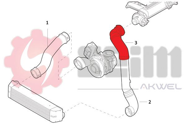 SEIM 981723 Charge Air Hose