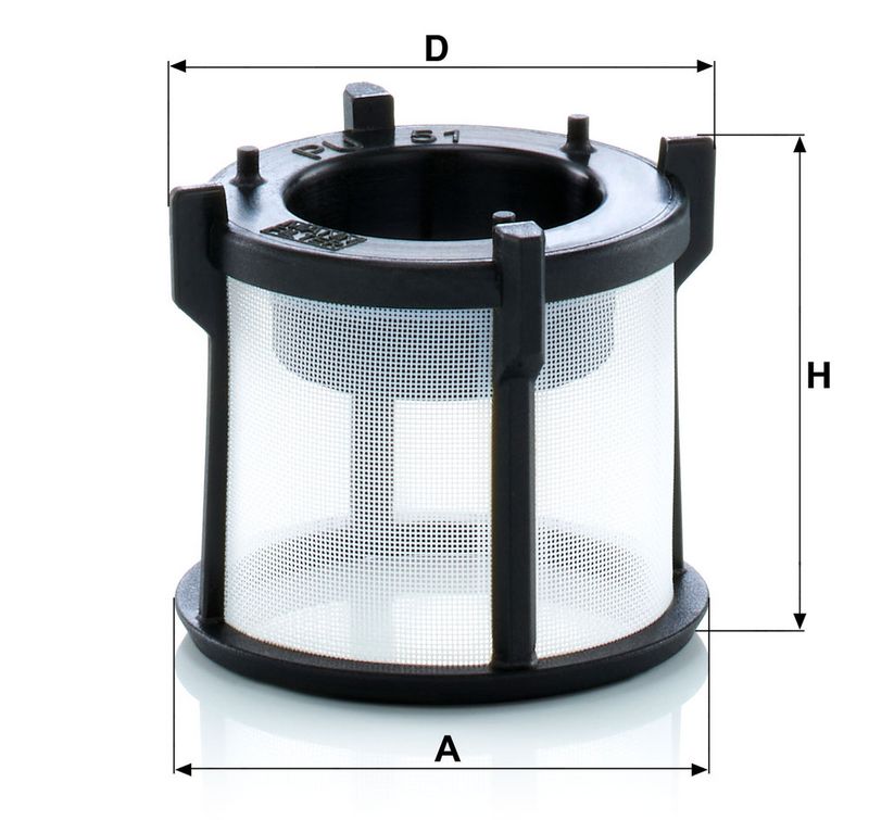 Kütusefilter, MANN-FILTER PU 51 x