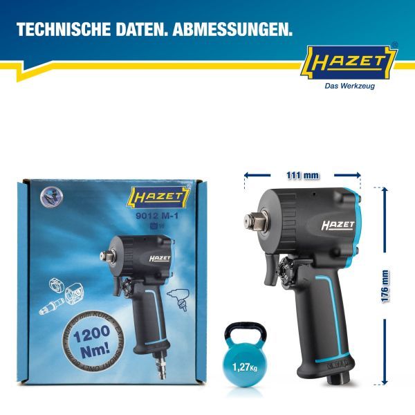 HAZET 9012M-1 Impact Wrench (compressed air)
