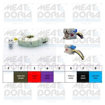 MEAT & DORIA Kormányelfordítás-érzékelő 93061