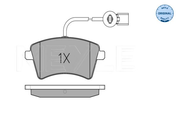 MEYLE 025 252 9118 Brake Pad Set, disc brake