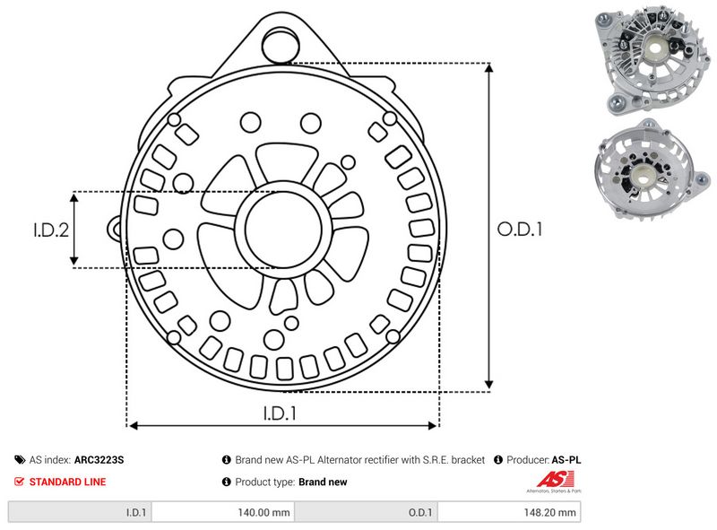 Seadistaja, generaator, AS-PL ARC3223S