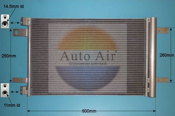 Auto Air Gloucester 16-9632 Condenser, air conditioning