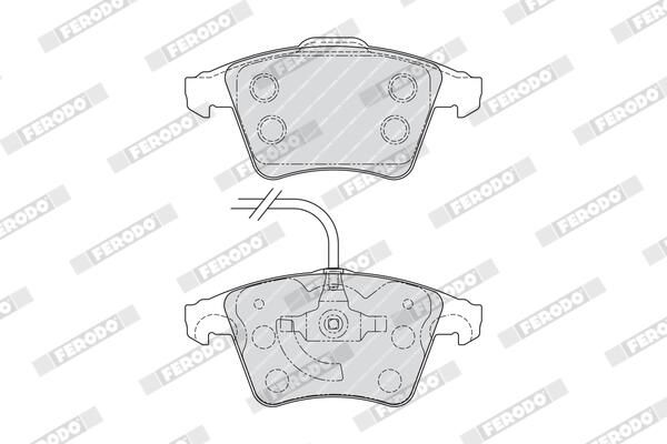 FERODO FVR1642 Brake Pad Set, disc brake