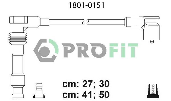 Комплект проводів високої напруги, Profit 1801-0151