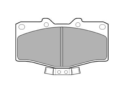 DELPHI LP951 Brake Pad Set, disc brake