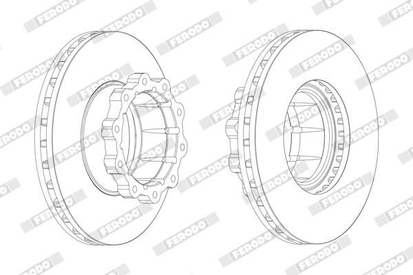Brzdový kotouč FCR120A