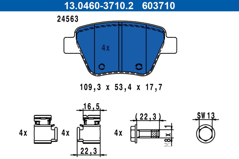 This part match OEM code: 5K0 698 451 A