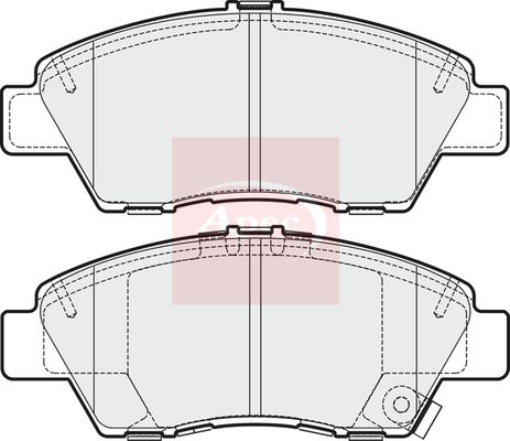 APEC Brake Pad Set, disc brake PAD1675