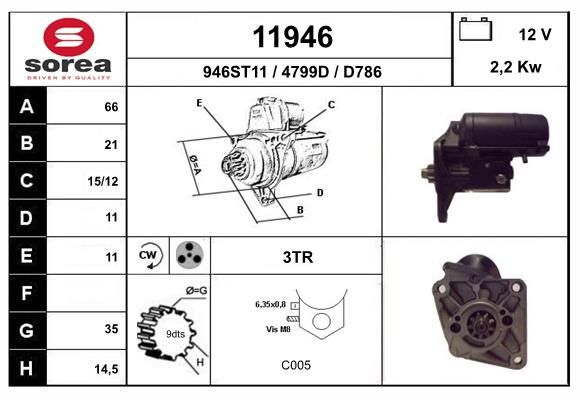 EAI önindító 11946