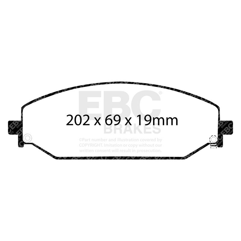 EBC Brakes Remblokkenset, schijfrem DP43094R