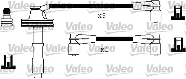 VALEO gyújtókábelkészlet 346327