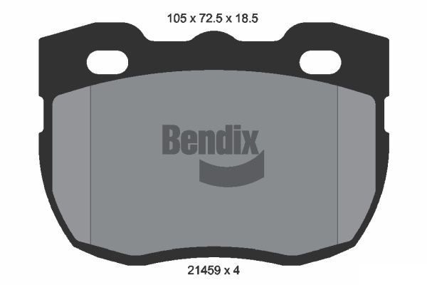 BENDIX Braking fékbetétkészlet, tárcsafék BPD1791