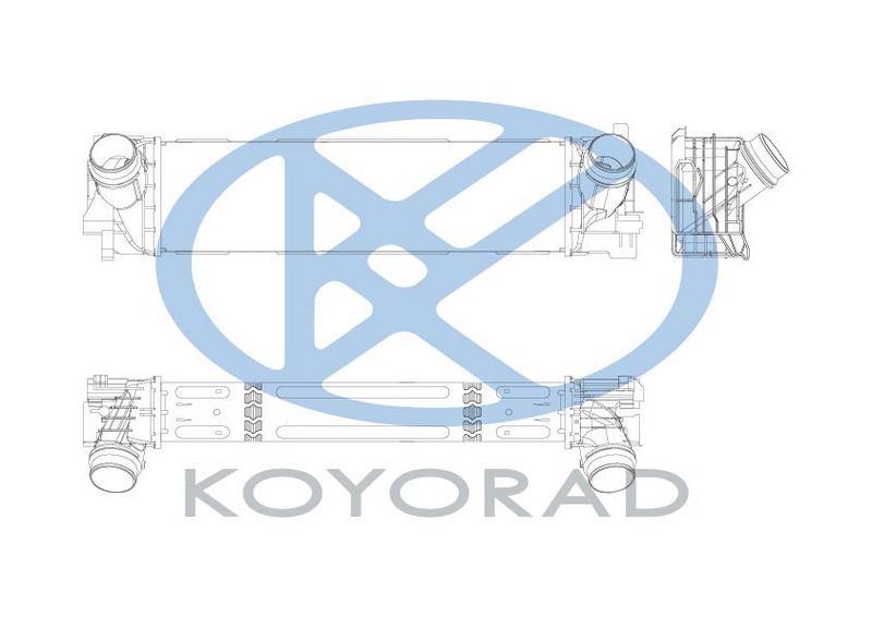 Intercooler, compresor KOYORAD IA420191