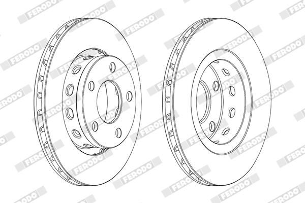 FERODO DDF2151C Brake Disc