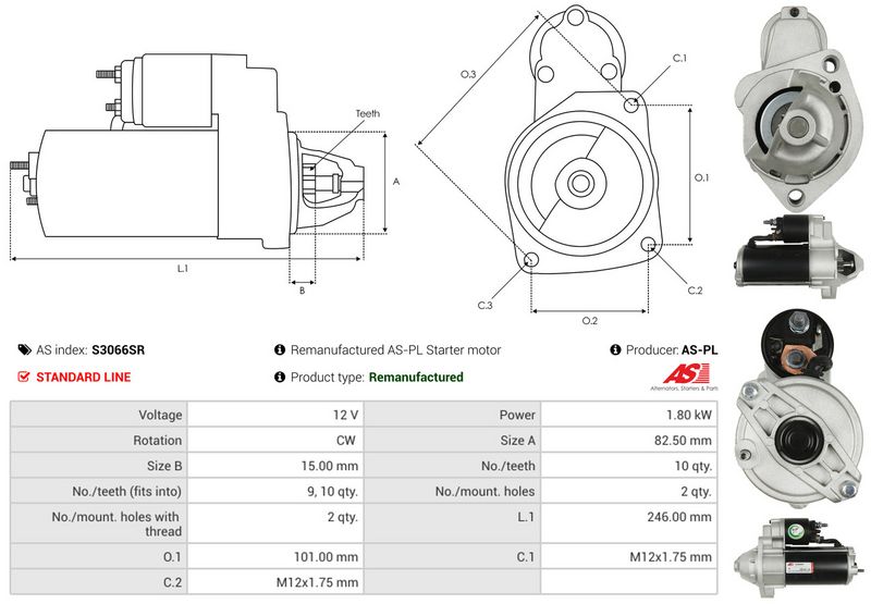 AS-PL S3066SR Starter