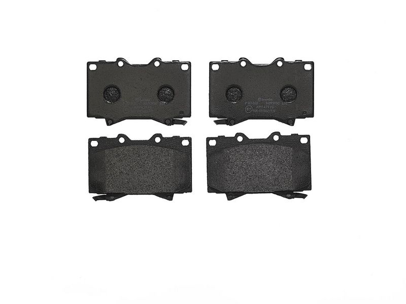 комплект спирачно феродо, дискови спирачки BREMBO