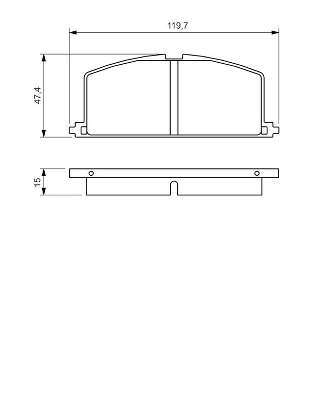 BOSCH Plaquettes de frein à disque 0 986 468 701