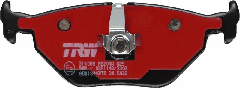 Piduriklotsi komplekt, ketaspidur, TRW GDB1344DTE