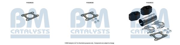 BM CATALYSTS szerelőkészlet, katalizátor FK92863