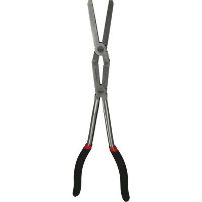 KS TOOLS Žnyplės lenktu galu