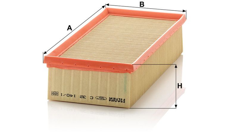 Õhufilter, MANN-FILTER C 32 140, 1