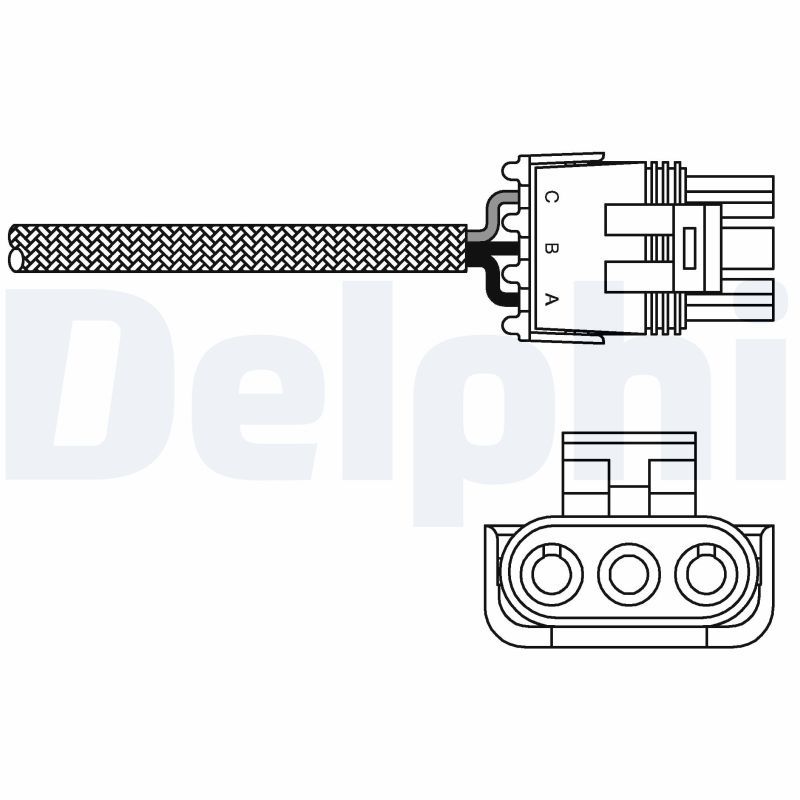 Delphi Lambda Sensor ES10969-12B1