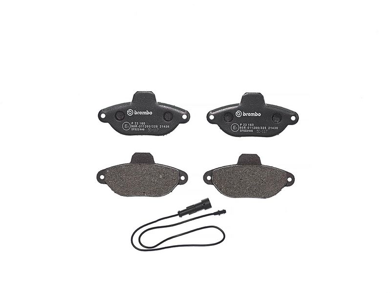 комплект спирачно феродо, дискови спирачки BREMBO