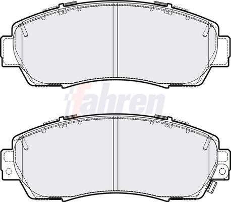 Fahren Brake Pad Set, disc brake FBP3626