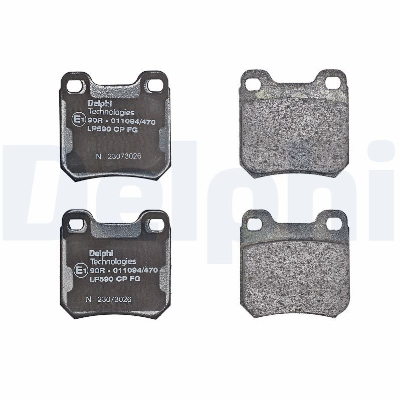 DELPHI LP590 Brake Pad Set, disc brake