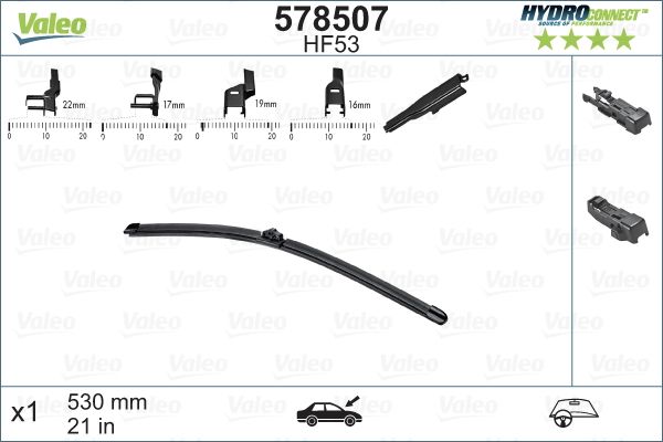 Щітка склоочисника VALEO 578507