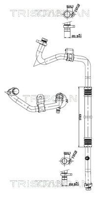 conducta presiune variabila,aer conditionat TRISCAN 9010 10052