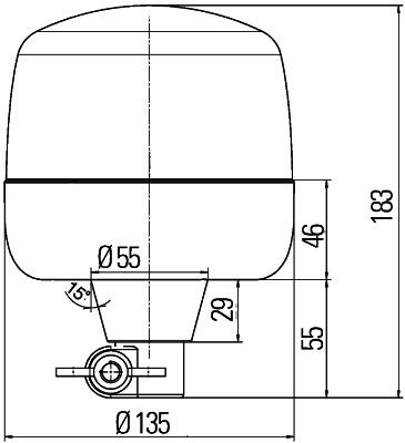 Проблисковий маячок, Hella 2RL010979-011