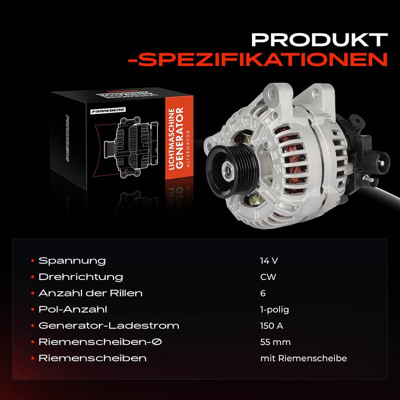 Frankberg 5481FB0061554 Alternator