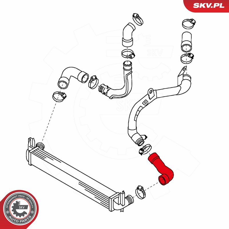 ESEN SKV 24SKV188 Charge Air Hose