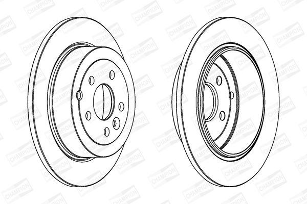 Гальмівний диск, Champion 562765