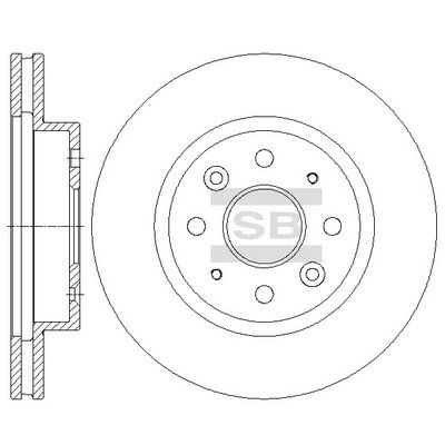 Гальмівний диск, Hi-Q SD2044