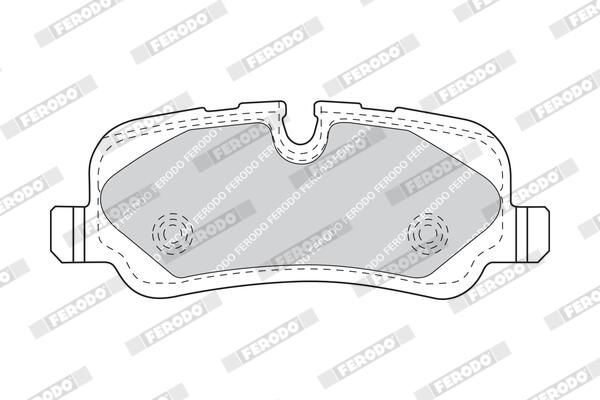 FERODO FDB4432 Brake Pad Set, disc brake