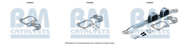 BM CATALYSTS szerelőkészlet, katalizátor FK80080