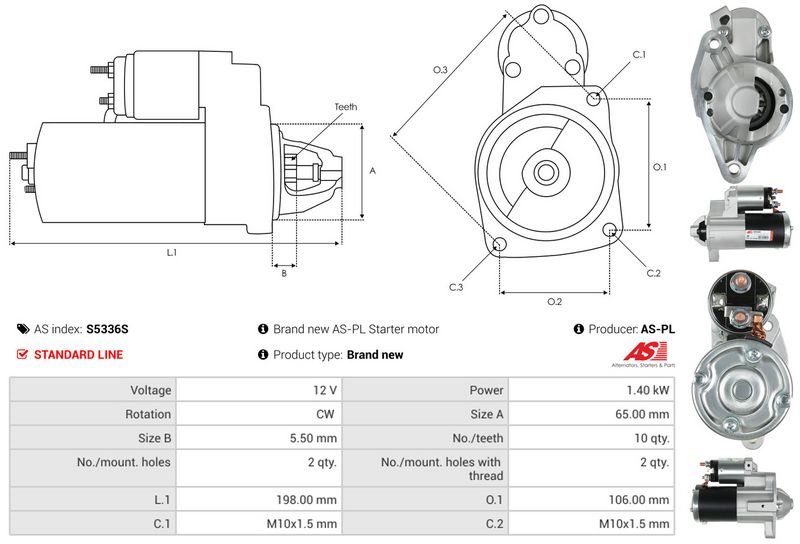 AS-PL S5336S Starter
