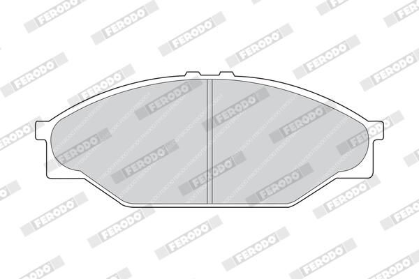 Plaquettes+de+frein+à+disque FERODO FVR949