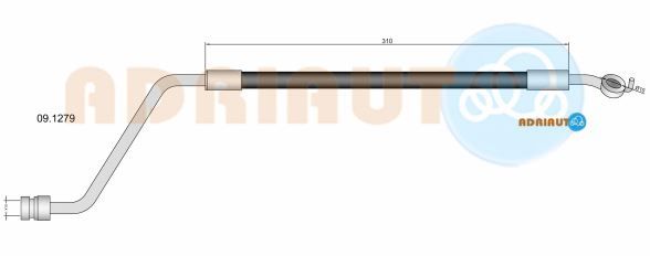 Гальмівний шланг, Adriauto 09.1279