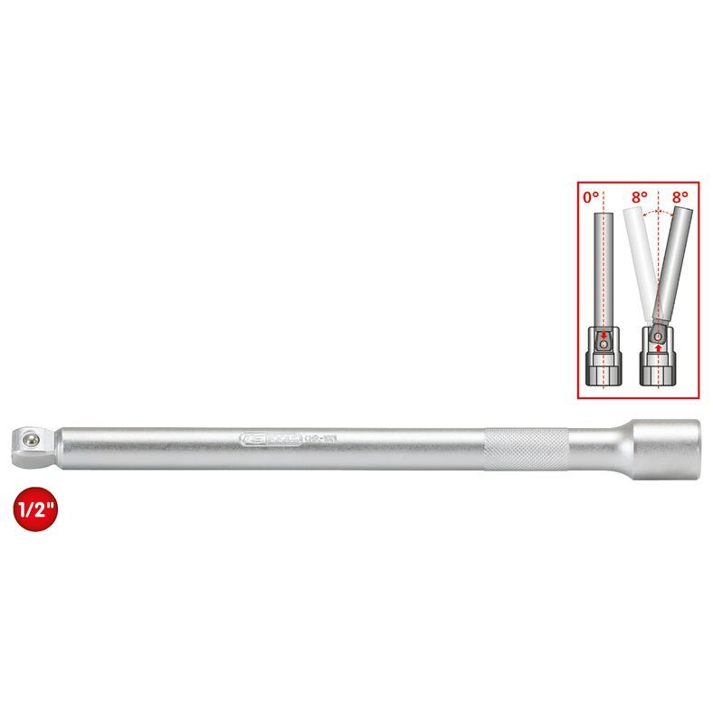 1/2" XXL kulförsedd förlängning, 750mm