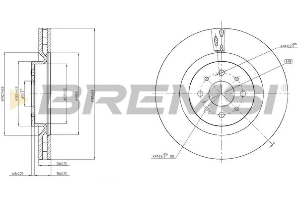 This part match OEM code: 51738833