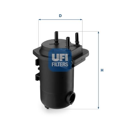 Фільтр палива, Ufi 24.051.00