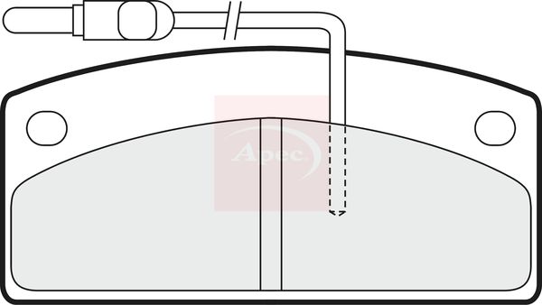 APEC Brake Pad Set, disc brake PAD1430
