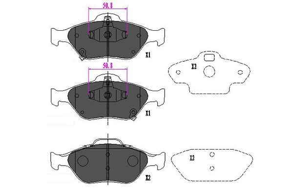 Kavo Parts KBP-9091 Brake Pad Set, disc brake