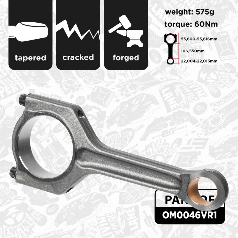 Product Image - Plunjerset - OM0046VR1 - ET ENGINETEAM