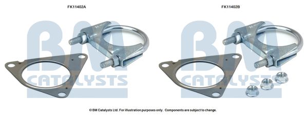 BM CATALYSTS Mounting Kit, soot/particulate filter FK11402