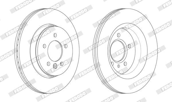 FERODO FCR381A Brake Disc